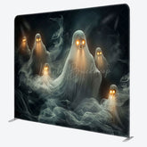 Lofaris Dark Death Ghost Halloween Square Tension Backdrop